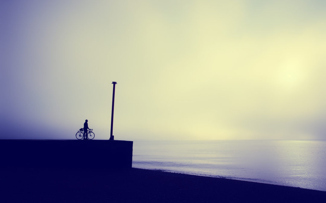 Foggy Dawn Over The English Channel