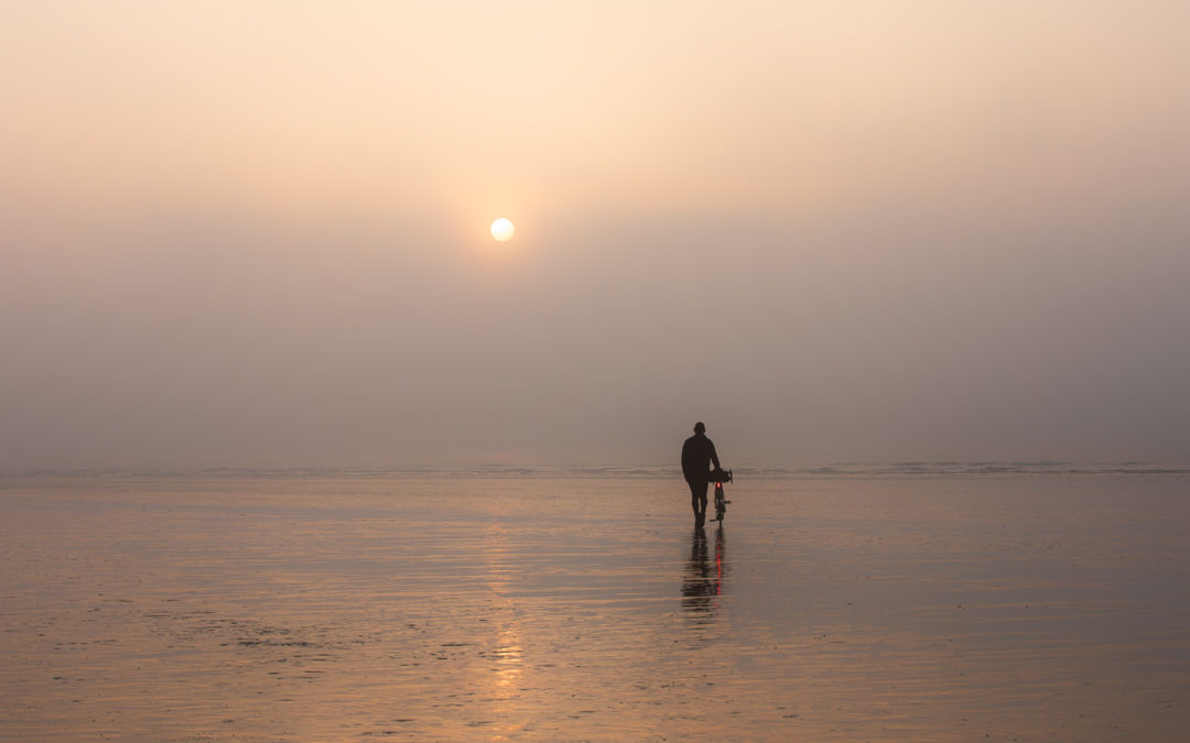 Turneresque; Misty Sunrise at Hastings Beach