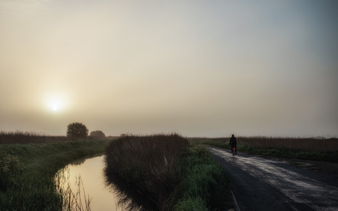 Sunrise in Mist, Pevensey Marshes